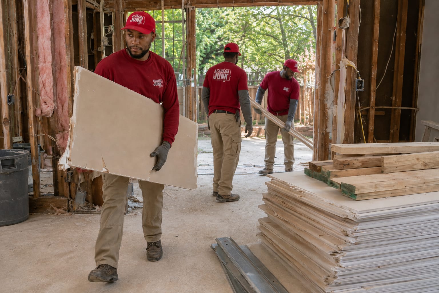 Construction Debris Removal in Birmingham in Birmingham