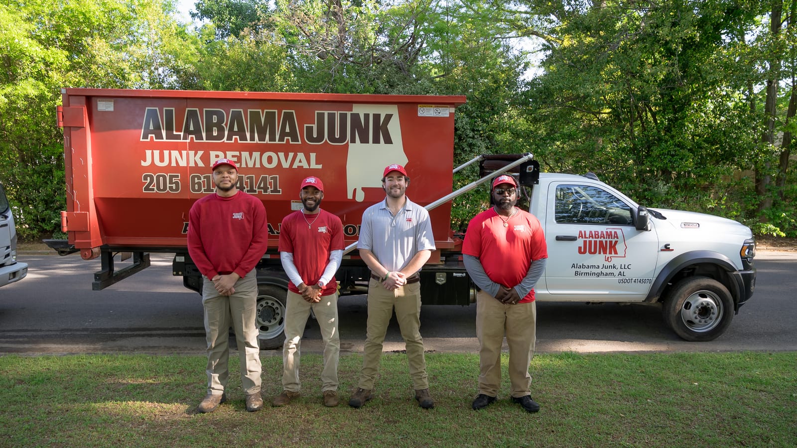 The Alabama Junk Removal crew in Birmingham