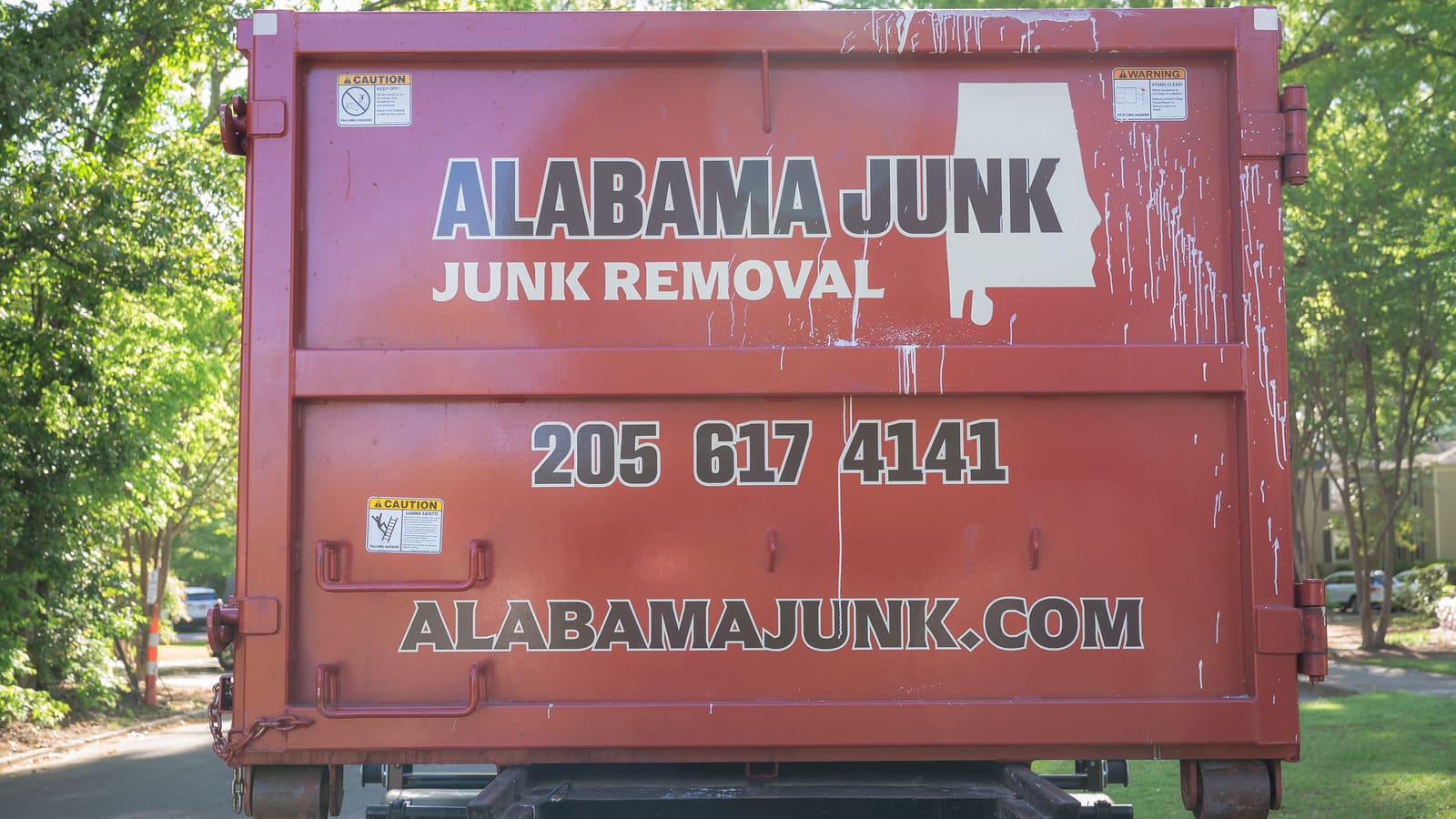Alabama Junk Removal crew on a job in Fairfield, AL